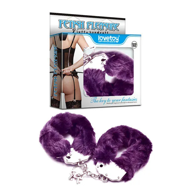 Fetish Pleasure Fluffy Hand Cuffs - Take A Peek