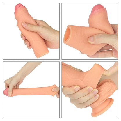 Nature Extender 1'' Silicone Uncut Sleeve - Take A Peek