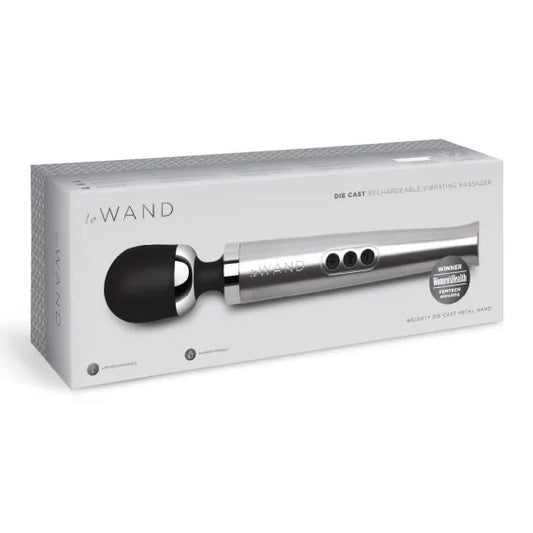 LE WAND DIECAST 充电式按摩器 银色