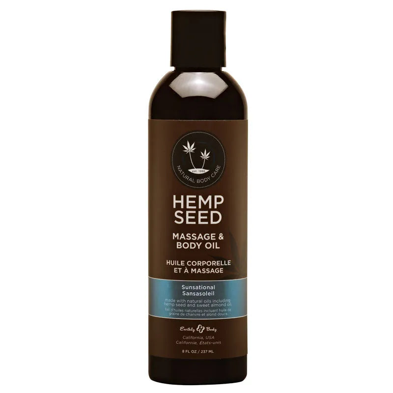 Hemp Seed Massage & Body Oil - Take A Peek