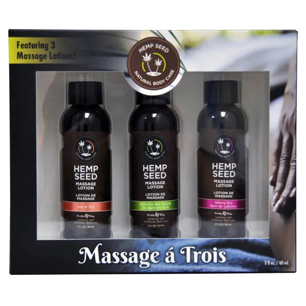 Hemp Seed Massage A Trois - Take A Peek