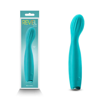 Revel Pixie - Teal - Teal 17.3 cm USB Rechargeable Vibrator