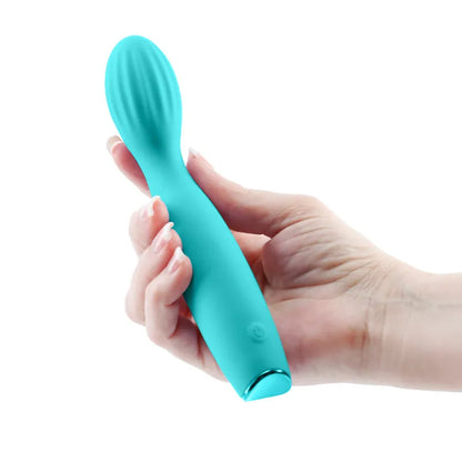 Revel Pixie - Teal - Teal 17.3 cm USB Rechargeable Vibrator