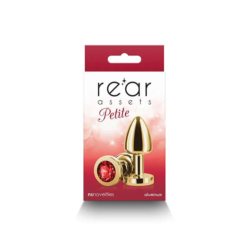 Rear Assets Petite - Gold with Red Gem - Take A Peek