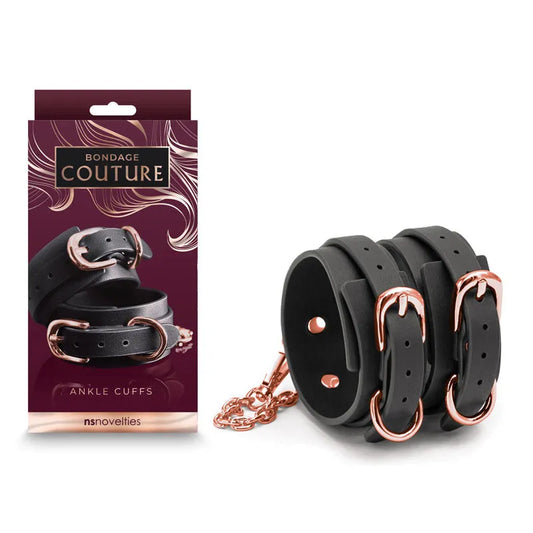 Bondage Couture Ankle Cuffs - - Take A Peek