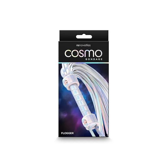 Cosmo Bondage Flogger - Rainbow - Take A Peek