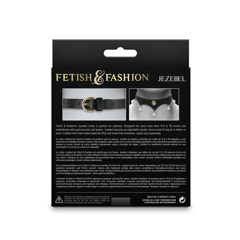 Fetish & Fashion - Jezebel Collar - Take A Peek