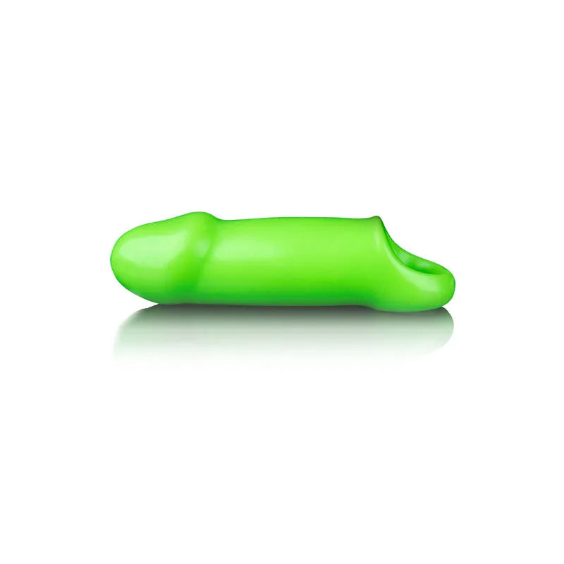 OUCH! Glow In The Dark Smooth Thick Stretchy Penis Sleeve - Take A Peek