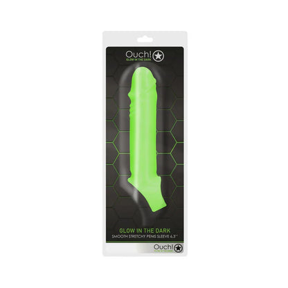 OUCH! Glow In The Dark Smooth Stretchy Penis Sleeve - Take A Peek