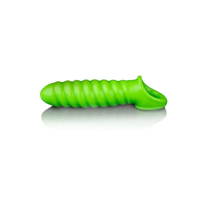 OUCH! Glow In The Dark Swirl Stretchy Penis Sleeve - Take A Peek