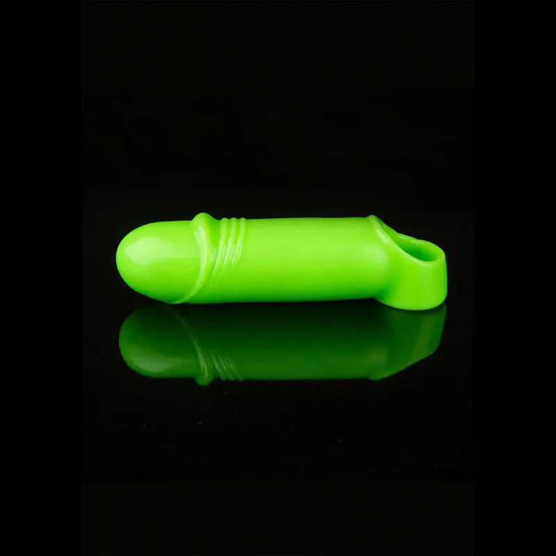 OUCH! Glow In The Dark Smooth Thick Stretchy Penis Sleeve - Take A Peek