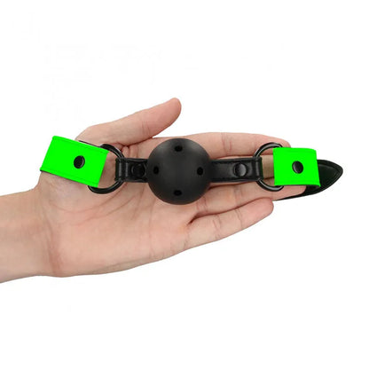 OUCH! Glow In The Dark Breathable Ball Gag - Take A Peek