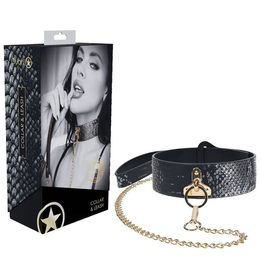 OUCH! Florence Collection - Collar with Leash - Take A Peek