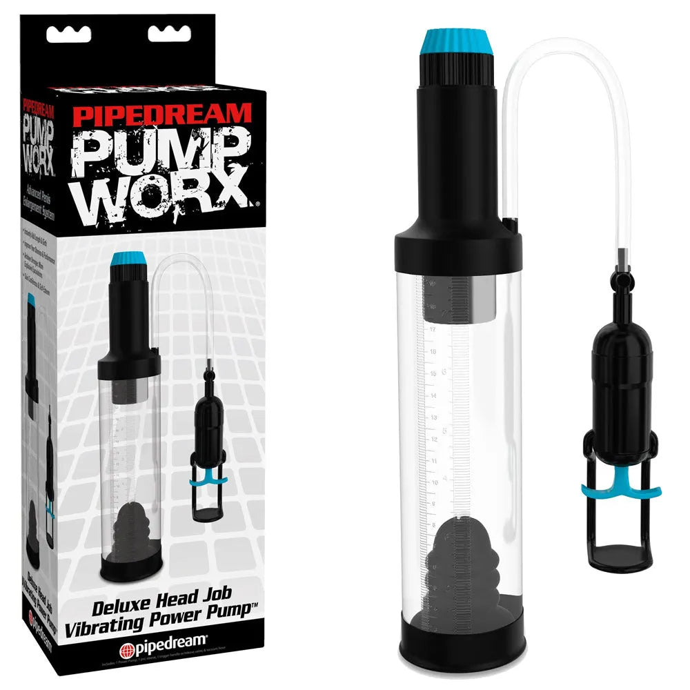 Pump Worx Deluxe Head Job Vibrating Power Pump - Take A Peek