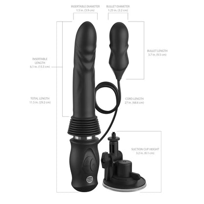 FFS Ultimate Silicone Thruster - Vibrador de empuje recargable por USB