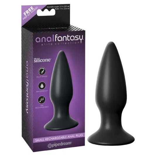 Anal Fantasy Elite Collection Small Rechargeable Anal Plug - Take A Peek