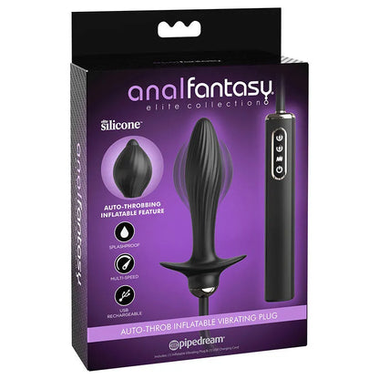 Anal Fantasy Elite Auto Throb Inflatable Vibrating Plug - Take A Peek