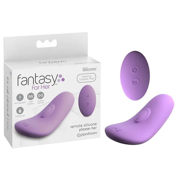 Fantasy For Her Remote Silicone Please-Her - Take A Peek