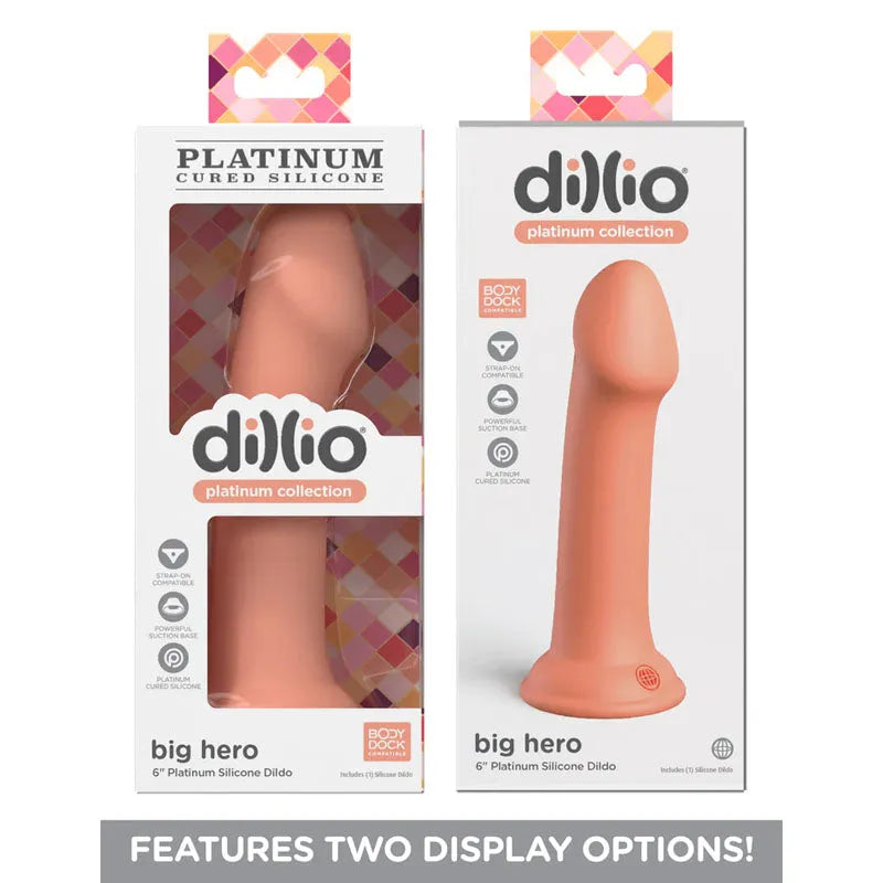 Dillio Platinum Big Hero - Peach - Take A Peek