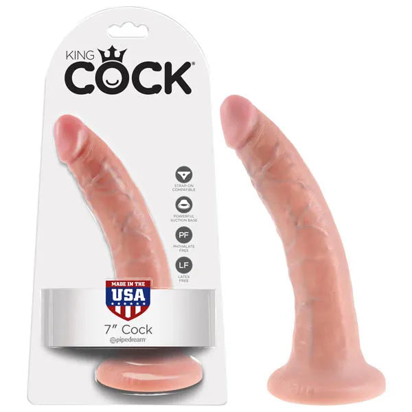 Pene King Cock de 7'' - Pene de 17,8 cm (7'')