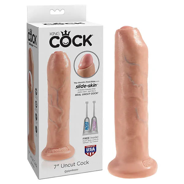 King Cock 7'' Sin cortar - Pene de 17,8 cm