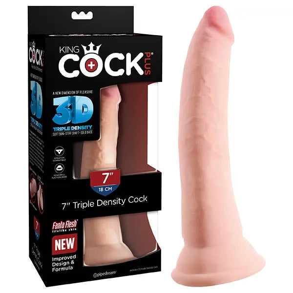 King Cock Plus 7'' Triple Density Cock - Take A Peek