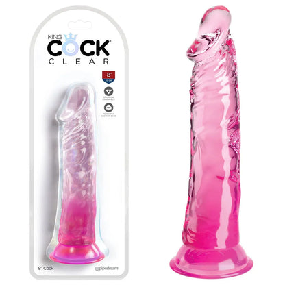 King Cock Clear 8'' Cock - - Take A Peek