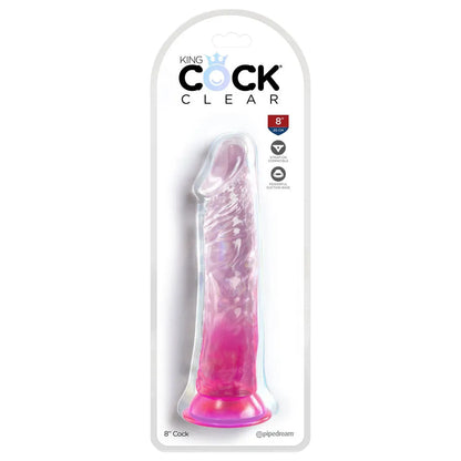 King Cock Clear 8'' Cock - - Take A Peek