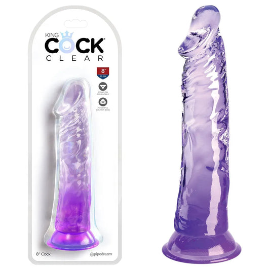 King Cock Clear 8'' Cock - - Take A Peek