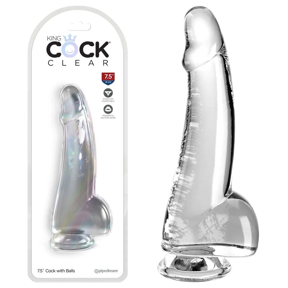 King Cock 7.5'' Cock with Balls - Take A Peek