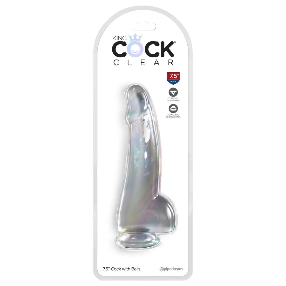 King Cock 7.5'' Cock with Balls - Take A Peek