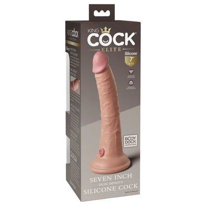 King Cock Elite 7'' Dual Density Cock - - Take A Peek