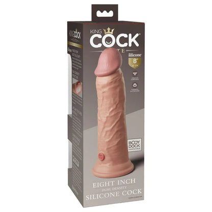 King Cock Elite 8'' Dual Density Cock - - Take A Peek