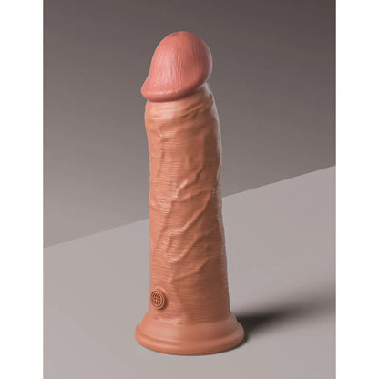 King Cock Elite 8'' Dual Density Cock - Tan - Take A Peek