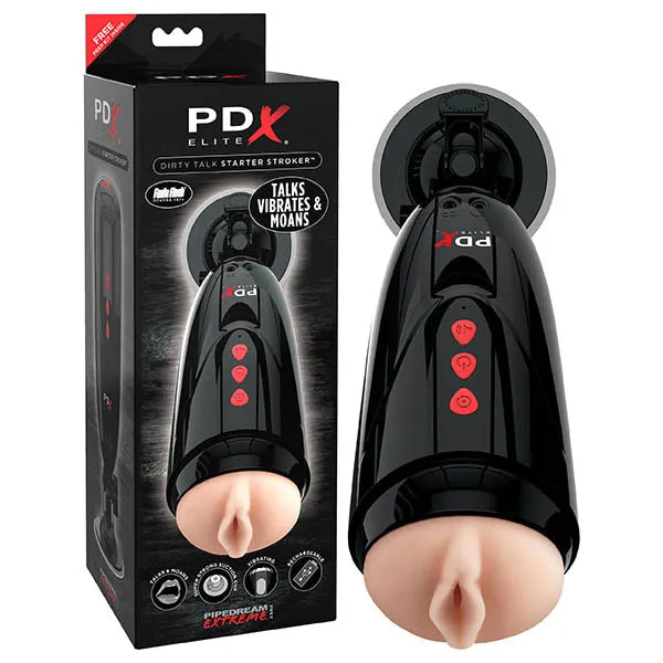 Pipedream Extreme Toyz Elite Dirty Talk Starter Stroker - Take A Peek