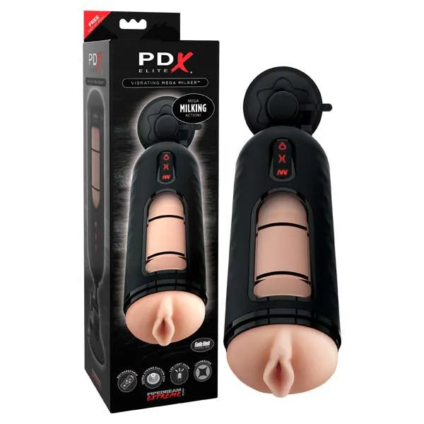 Pipedream Extreme Toyz Elite Vibrating Mega Milker - Take A Peek