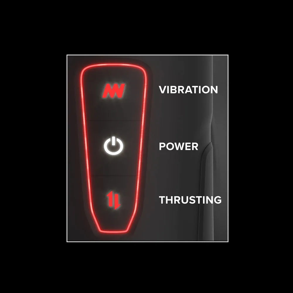 PDX Elite Milk Me Hotter - USB Rechargeable Thrusting Heating & Vibrating Auto Stroker