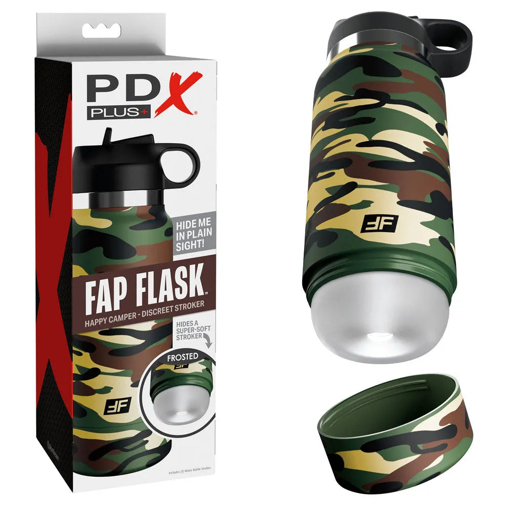 PDX Plus Fap Flask - Happy Camper