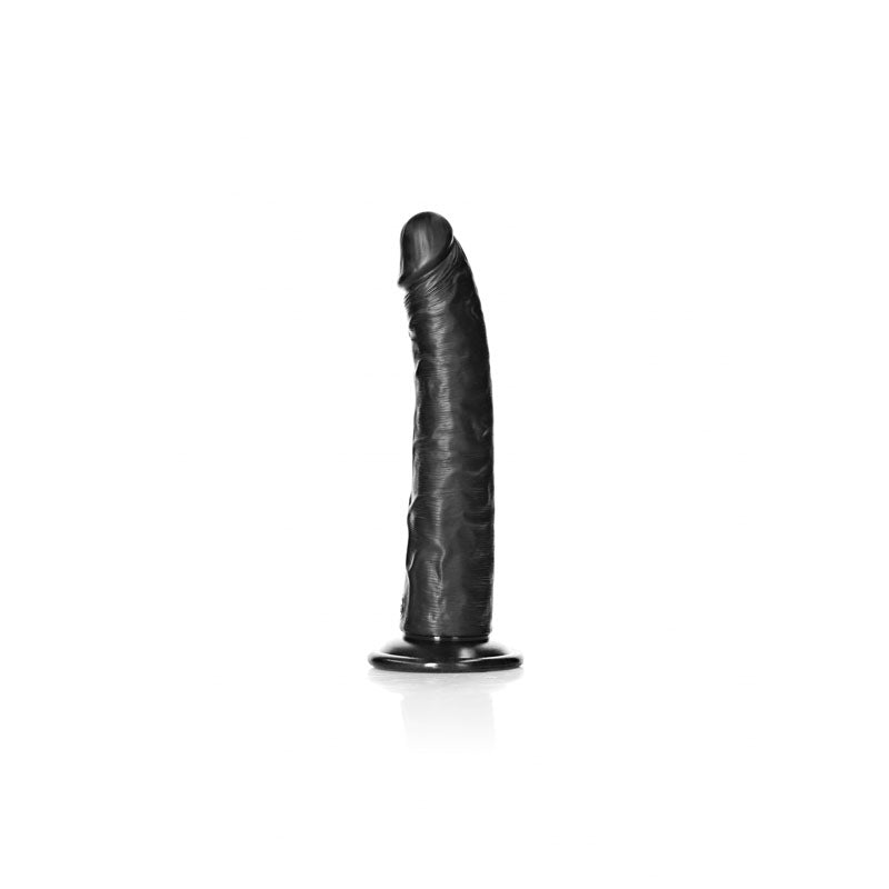 REALROCK Realistic Slim Dildo with Suction Cup - 20.5cm -  20.5 cm (8'') Dong