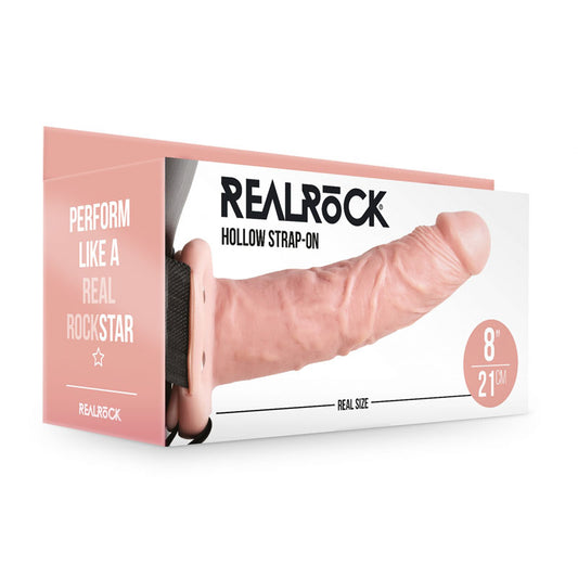 REALROCK Hollow Strap-on - 20.5 cm  -  20.5 cm Hollow Strap-On