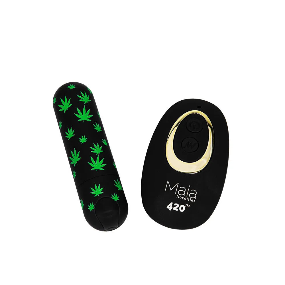 Maia DATE NIGHT 420 PANTY VIBE - S/M -  S/M 420 Panty with  USB Rechargeable Bullet & Remote