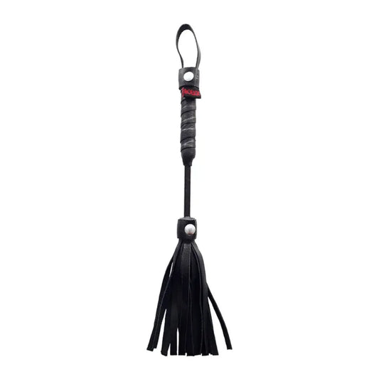 MINI LEATHER FLOGGER BLACK - Take A Peek