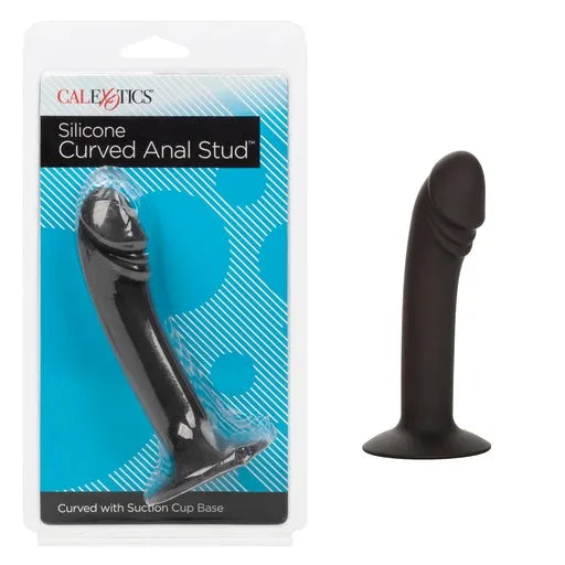 Silicone Curved Anal Stud - Take A Peek