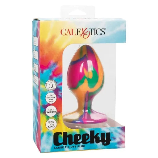 Plug Cheeky grande con efecto tie-dye