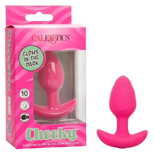 Cheeky™ Vibrating Glow-In-The-Dark Butt Plug - Take A Peek