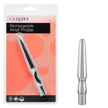 Rechargeable Anal Probe - Silver - Take A Peek