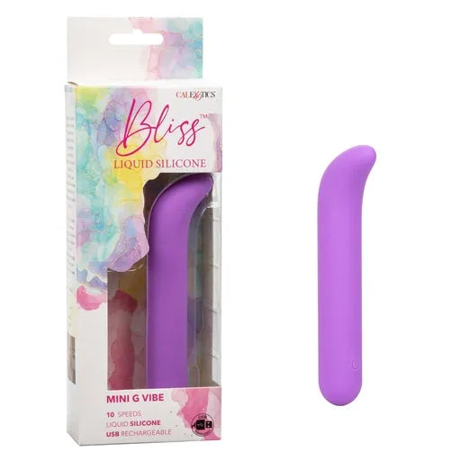 Vibrador Mini G de silicona líquida Bliss