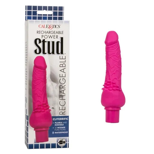 Rechargeable Power Stud Cliterrific - Pink