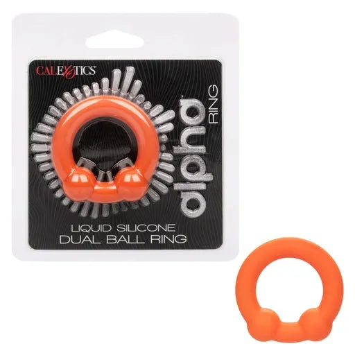 Alpha Liquid Silicone Dual Ball Ring - Take A Peek