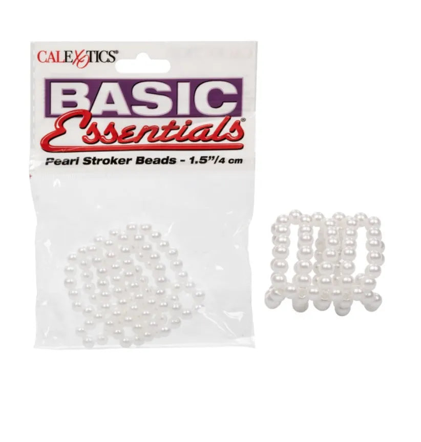 Perlas para acariciar Basic Essentials® Pearl Stroker de 1,5"/3,75 cm